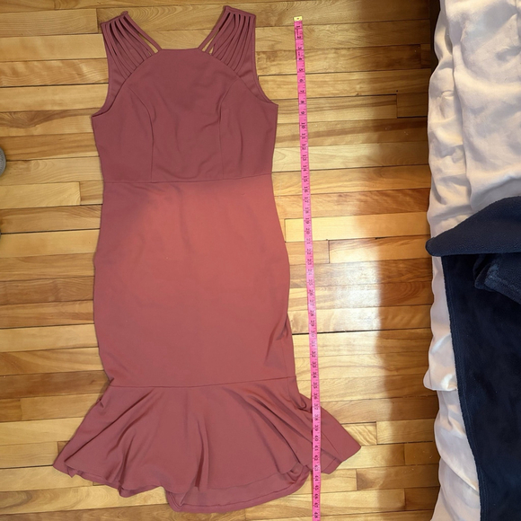 PrettyGarden Dark Pink Sleeveless Dress - Large - Picture 5 of 11